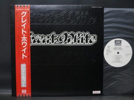 Great White 1st Same Title Japan Orig. PROMO LP OBI WHITE LABEL