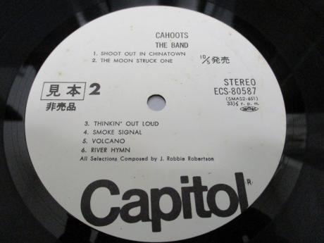 The Band Cahoots Japan PROMO LP OBI WHITE LABEL