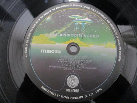 Aphrodite’s Child 666 Japan Rare 2LP BLACK OBI