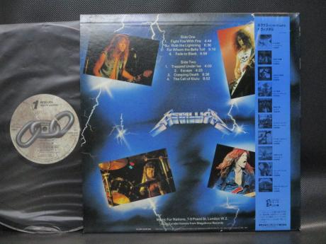 Metallica Ride the Lightning Japan Orig. LP OBI