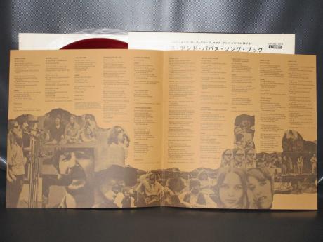 Mamas & Papas Book Of Songs Japan PROMO LP RED WAX