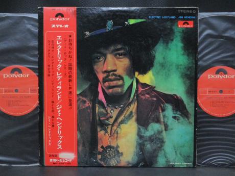 Jimi Hendrix Electric Ladyland Japan Early Press 2LP OBI DIF