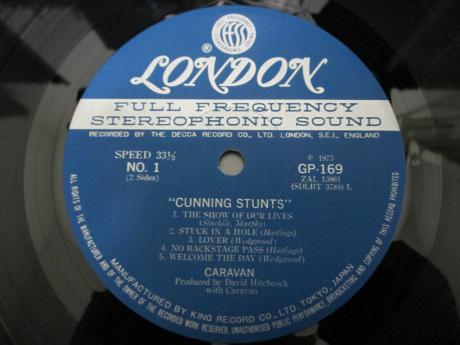 Caravan Cunning Stunts Japan Orig. LP OBI