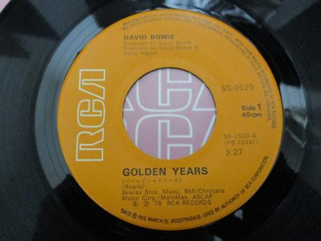 David Bowie Golden Years Japan Orig. 7" RARE PS