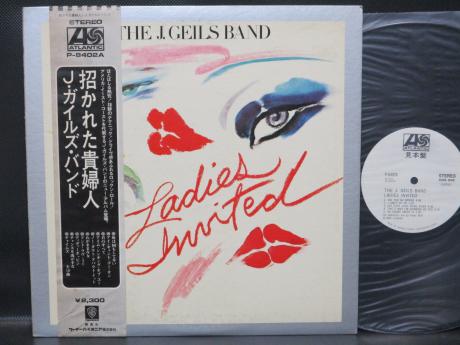 J. Geils Band Ladies Invited Japan PROMO LP OBI WHITE LABEL