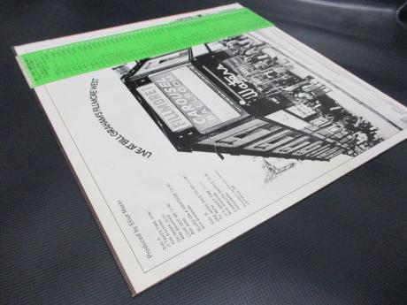 Michael Bloomfield VA Live at Bill Graham's Fillmore West Japan Rare LP GREEN OBI