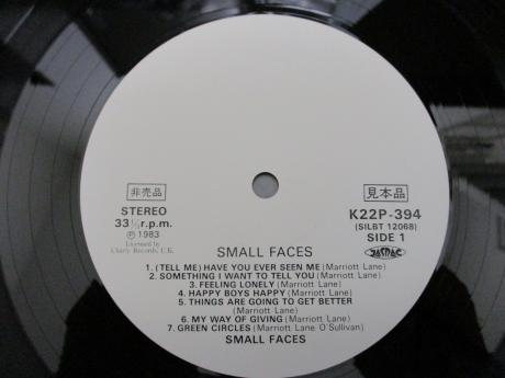 Small Faces S/T Same Title Japan PROMO LP OBI WHITE LABEL