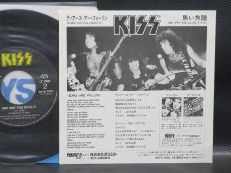 Kiss Tears Are Falling Japan Orig. 7" RARE PS