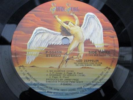 Backwood Records : Led Zeppelin OST Song Remains the Same Japan Rare 2LP  YELLOW OBI | Used Japanese Press Vinyl Records For Sale