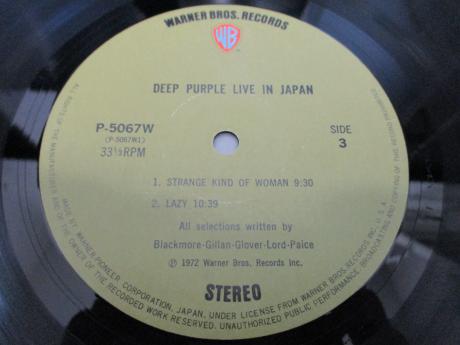 Deep Purple Live in Japan Japan Orig. 2LP OBI