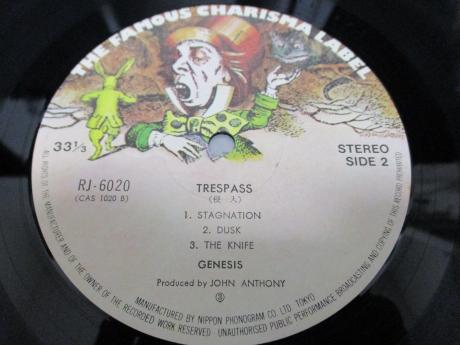 Genesis Trespass Japan Rare LP RED & WHITE OBI DIF