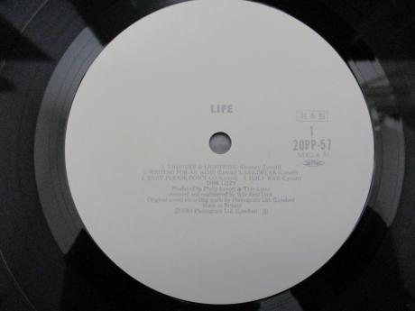 Thin Lizzy Life - Live Japan Orig. PROMO 2LP OBI WHITE LABELS