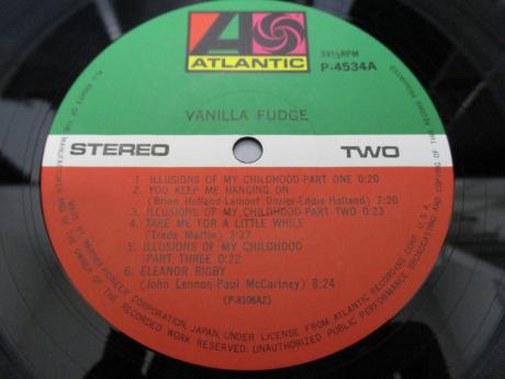 Vanilla Fudge 1st S/T Same Title Japan LTD LP RED OBI