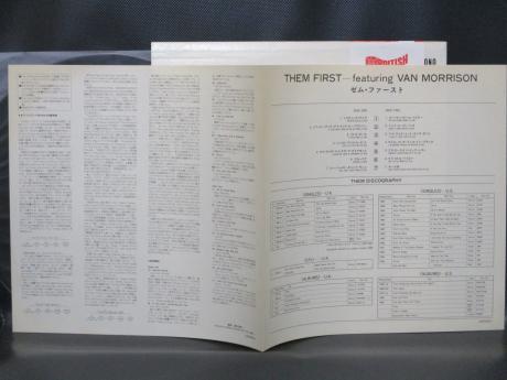 Them featuring Van Morrison First Japan Rare LP RED OBI