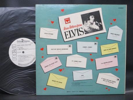 Elvis Presley Love Letters Japan PROMO LP OBI G/F