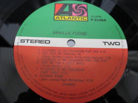 Vanilla Fudge S/T Same Title Japan Early LP ROCK AGE FLOWER OBI