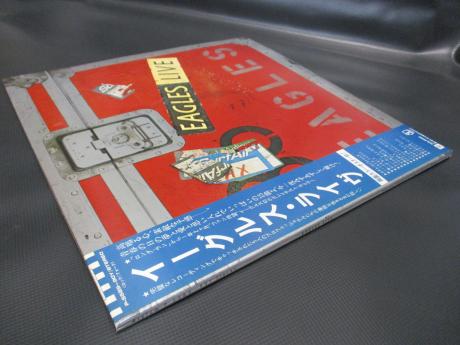 Eagles Live Japan Orig. 2LP OBI POSTER COMPLETE