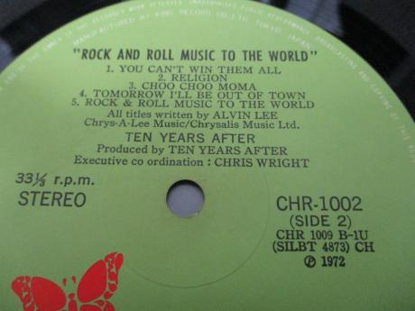 Ten Years After Rock & Roll Music to the World Japan Orig. LP OBI