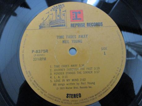 Neil Young Time Fades Away Japan Orig. LP OBI COMPLETE