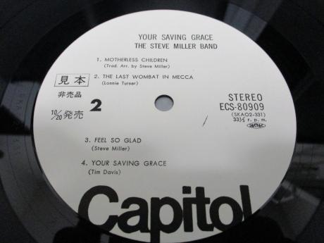 Steve Miller Band Your Saving Grace Japan PROMO LP BLUE OBI