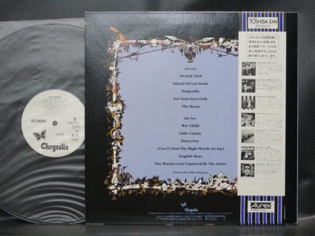 Blondie The Hunter Japan Orig. PROMO LP OBI WHITE LABEL