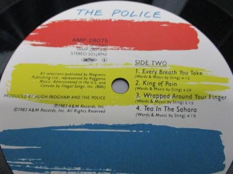 Police Synchronicity Japan Orig. LP OBI INSERT