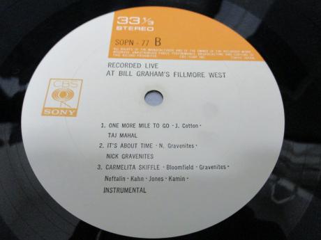 Michael Bloomfield VA Live at Bill Graham's Fillmore West Japan Rare LP GREEN OBI