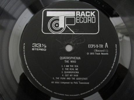 WHO Quadrophenia Japan Orig. 2LP OBI COMPLETE