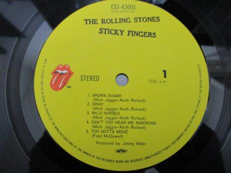 Rolling Stones Sticky Fingers Japan EMI LP OBI ZIPPER