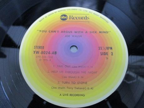 James Gang Joe Walsh You Can’t Argue With a Sick Mind Japan LTD LP OBI