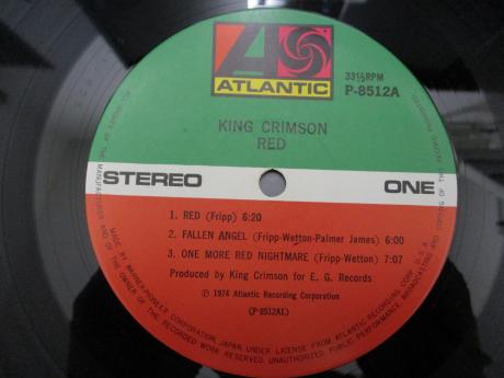 King Crimson Red Japan Orig. LP OBI INSERT