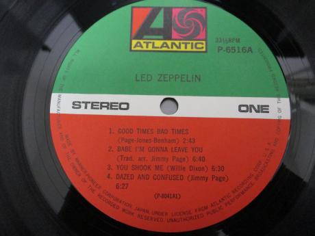 Led Zeppelin 1st Same Title Japan 10th Anniv LTD LP OBI