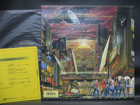 Iron Maiden Somewhere in Time Japan Orig. LP EP + POSTER