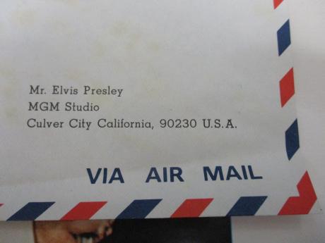 Elvis Presley Love Letters Japan Orig. LP G/F OBI AIRMAIL ENVELOPE