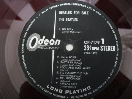 Beatles For Sale Japan Orig. LP G/F ODEON RED WAX EX