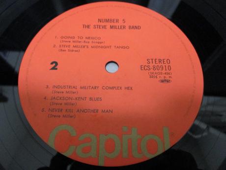 Steve Miller Band Number 5 Japan Rare LP OBI