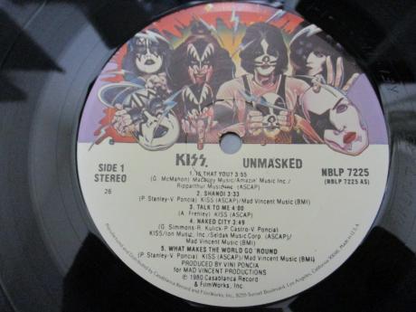 Kiss Unmasked US Orig. LP RARE POSTER