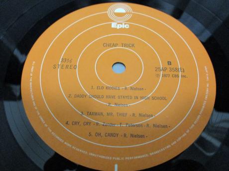 Cheap Trick 1st S/T Same Title Japan Orig. LP OBI