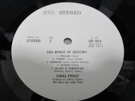 Judas Priest Sad Wings of Destiny Japan PROMO LP WHITE LABEL
