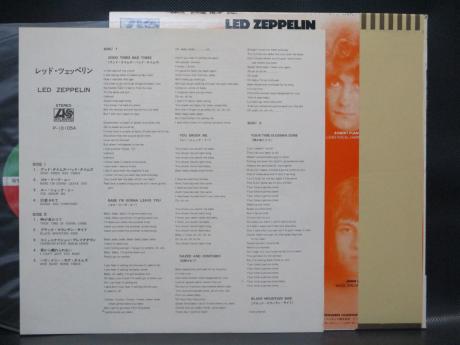 Led Zeppelin 1st S/T Same Title Japan Rare LP OBI BIG POSTER