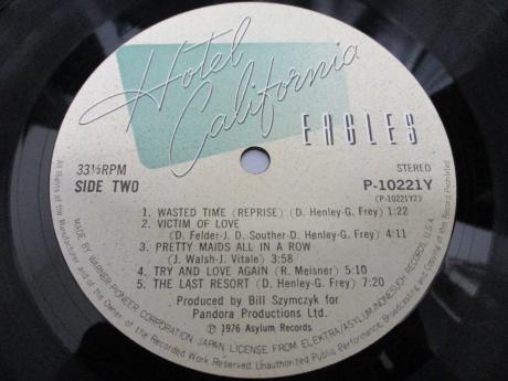 Eagles Hotel California Japan Orig. LP OBI POSTER