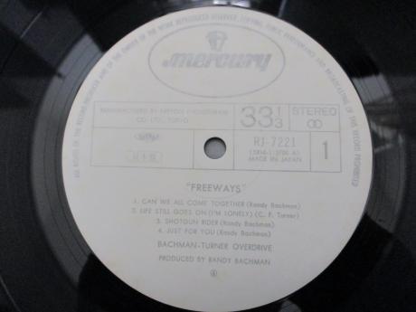 Bachman-Turner Overdrive Freeways Japan PROMO LP OBI WHITE LABEL