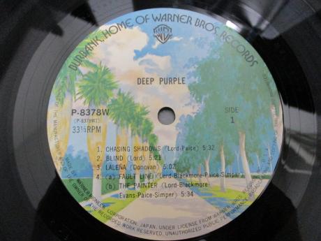 Deep Purple 3rd S/T Japan Rare LP OBI INSERT
