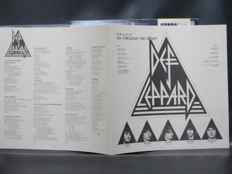 Def Leppard On Through the Night Japan Orig. LP OBI