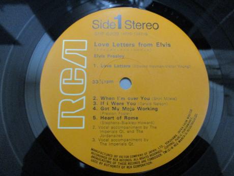Elvis Presley Love Letters Japan Orig. LP G/F OBI AIRMAIL ENVELOPE