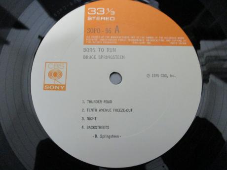 Bruce Springsteen Born to Run Japan Orig. LP CAP OBI