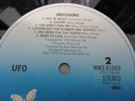 UFO Obsessions Japan Orig. LP OBI INSERT