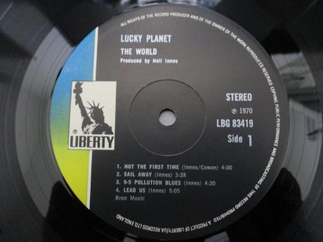 The World Lucky Planet UK Orig. LP Textured G/F