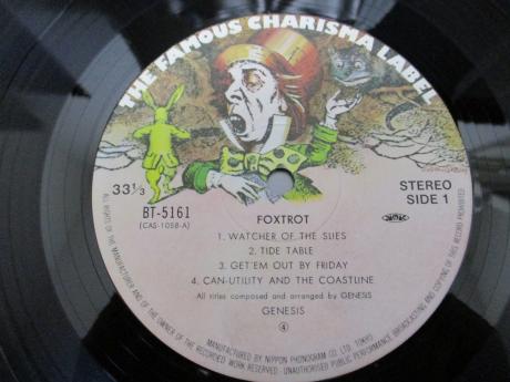 Genesis Foxtrot Japan Rare LP RED OBI INSERT