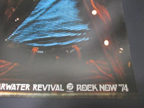 CCR Creedence Clearwater Revival Live in Europe Japan Orig. 2LP OBI POSTER